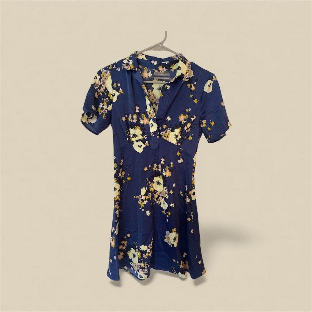 Urban Outfitters Navy Floral Dress